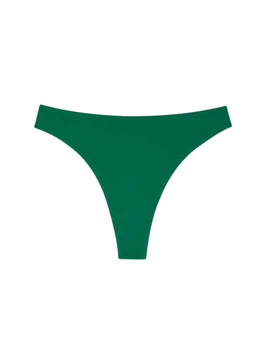 High Rise Thong in Pine