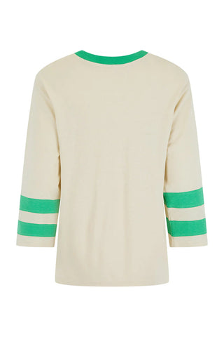 Homecoming Long Sleeve Biker Tee - Green Fields
