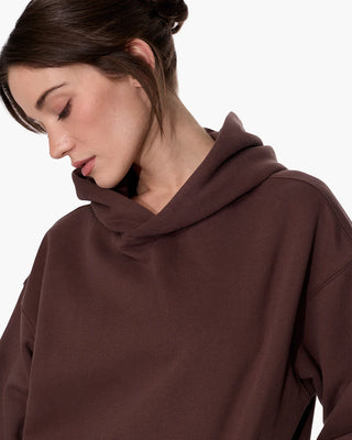 CloudSoft Pullover Hoodie In  Chocolate Brown