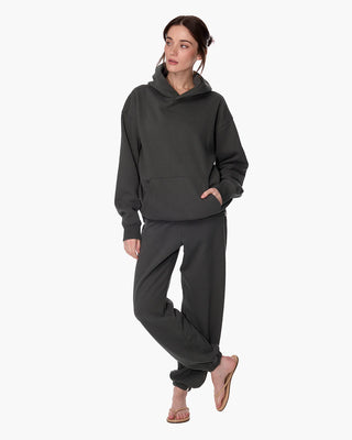 CloudSoft Pullover Hoodie In Green