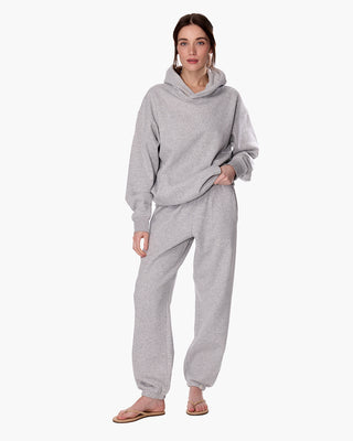 CloudSoft Pullover Hoodie In Heather Grey