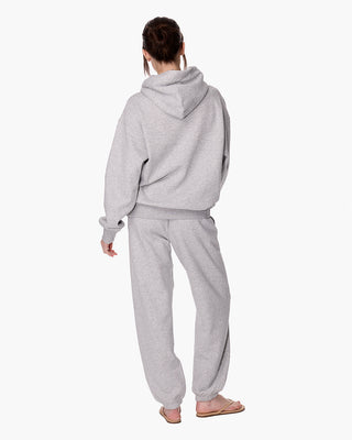 CloudSoft Pullover Hoodie In Heather Grey