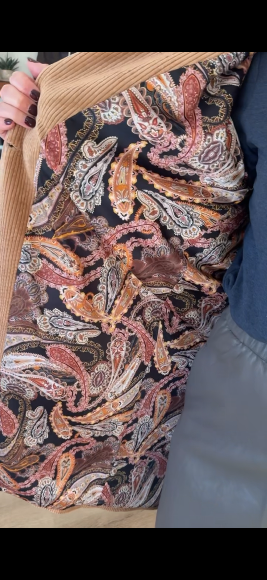 Beige Corduroy Jacket