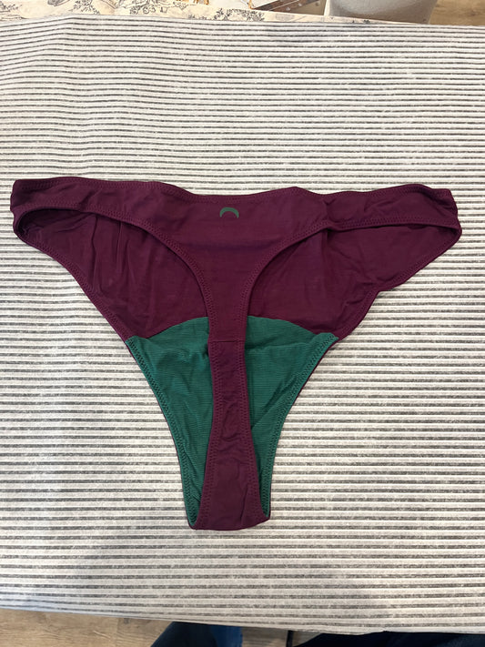 High Rise Thong in Plum