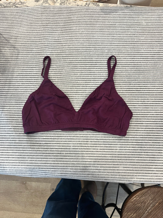 Triangle Bra in Plum