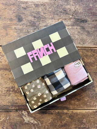 Cornish Multi Colour Sock Pack of 3 (More Colours)