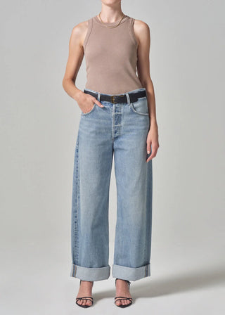 Ayla Baggy Cuffed Crop Skylights