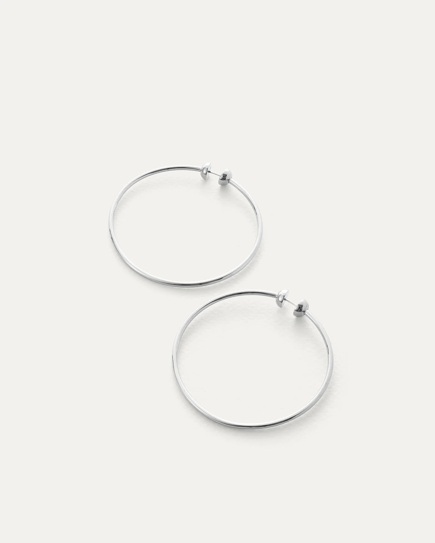 Icon Hoops - Medium Silver