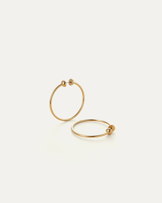 Icon Hoops - Small gold