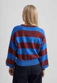 MSLOLLY KNIT PULLOVER - ANDORRA STRIPE