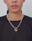 Padlock Heart Pendant Necklace