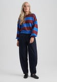 MSLOLLY KNIT PULLOVER - ANDORRA STRIPE