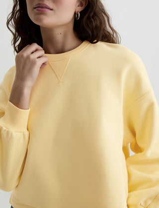 Roselle Crewneck  Cropped Pullover