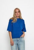 MSLUPI KNIT T-SHIRT - LAPIS BLUE
