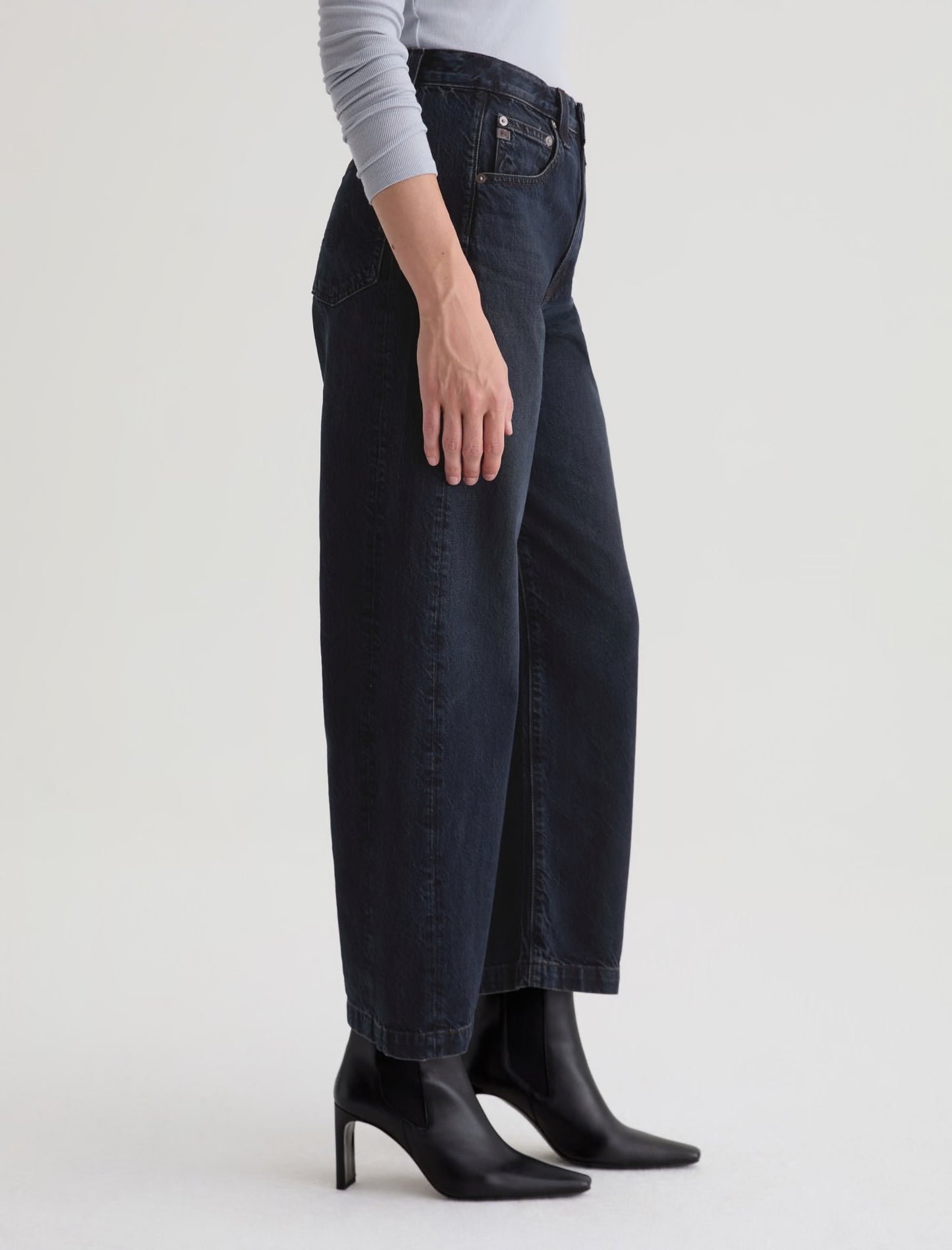 Hattie AG-Ed™ High-Rise Barrel Denim in 2Yr Prose