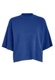 MSLUPI KNIT T-SHIRT - LAPIS BLUE