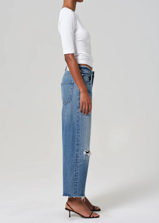 Ayla Raw Hem Crop In Solano