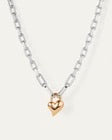 Padlock Heart Pendant Necklace