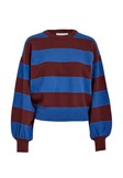 MSLOLLY KNIT PULLOVER - ANDORRA STRIPE