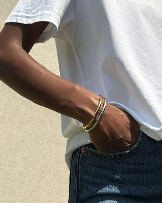 Remi Bangle -Silver