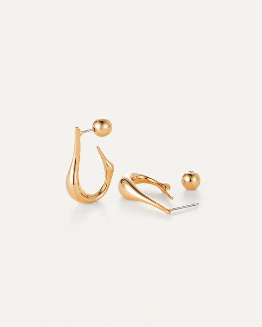 Colette Hoop Earrings - Small Gold