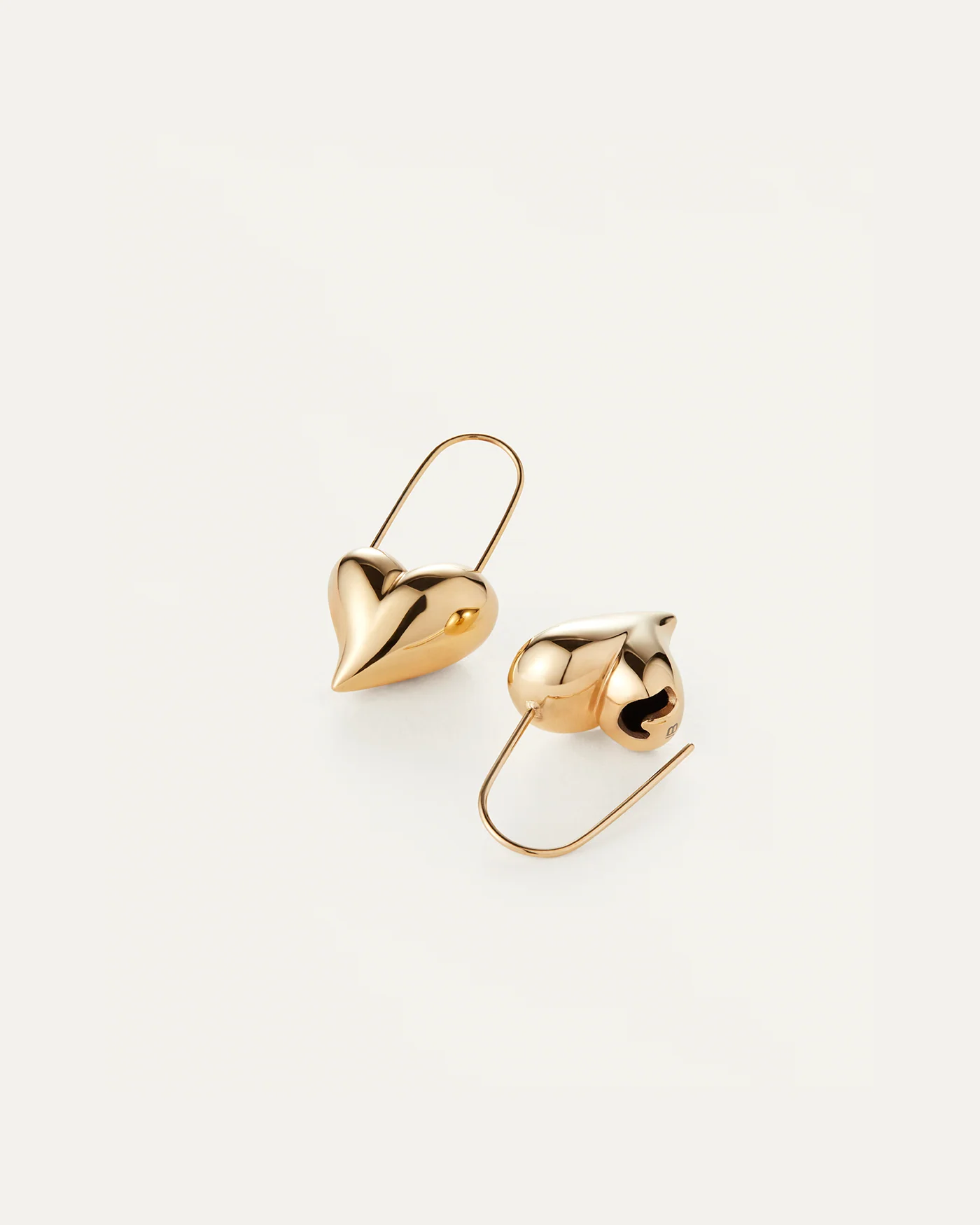 Celeste Heart Earrings - Gold