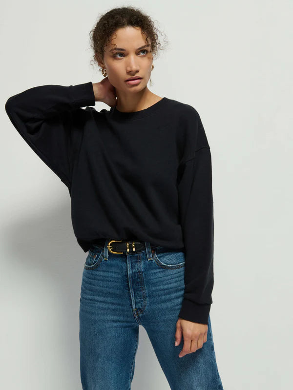 Jovie Classic Sweatshirt - Jet Black