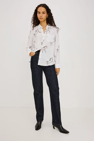 Kathryn Shirt in Brown Stallion