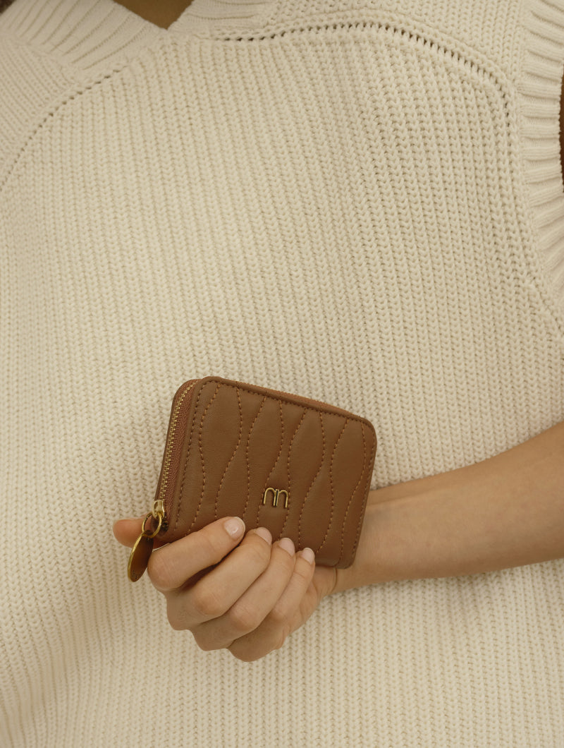 Kim Wallet in Caramel