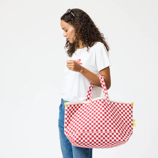 KR Heart in Check Tote