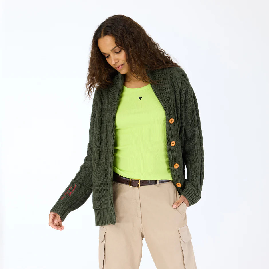 KR Tank in Citron Green