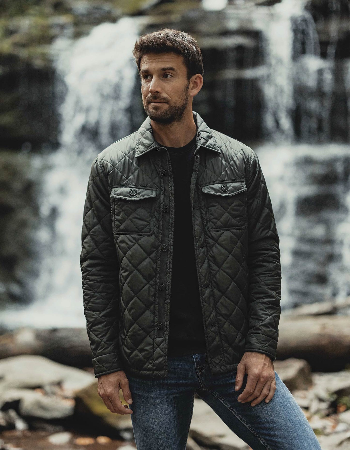 Quilted Sherpa Lined Shacked