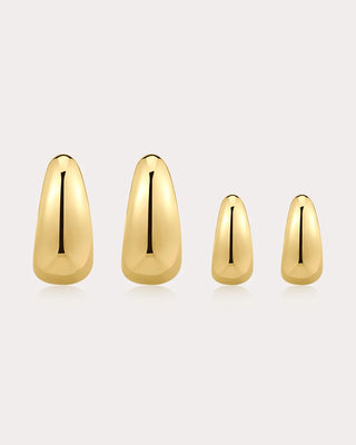 The Classic Claw Hoops Set - Gold