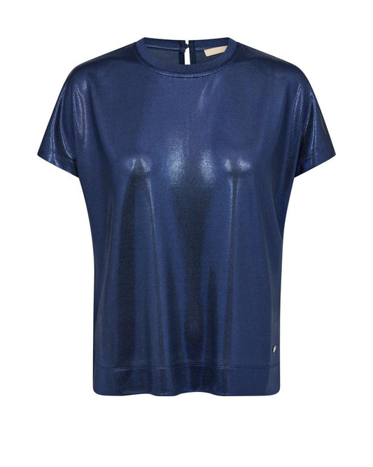 MMNivola Metallic Tee in Ensign Blue