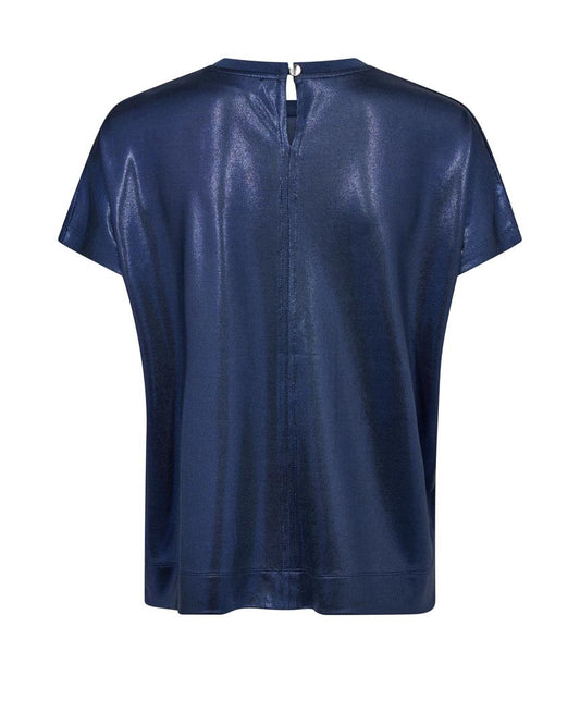 MMNivola Metallic Tee in Ensign Blue