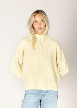 Chenille Mock Rib Sweater