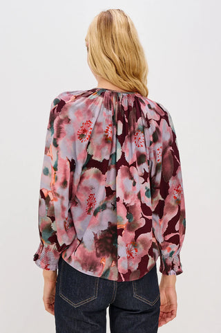 Mariah Top in Magenta Verbena