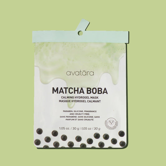 Matcha Boba Calming Hydrogel Mask