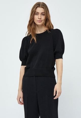 MSLiva Knit Tee in Black