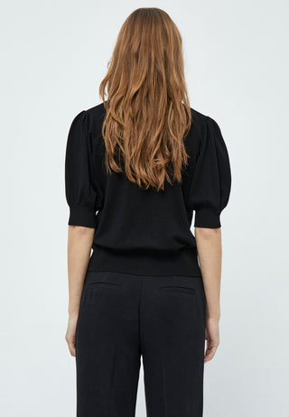 MSLiva Knit Tee in Black