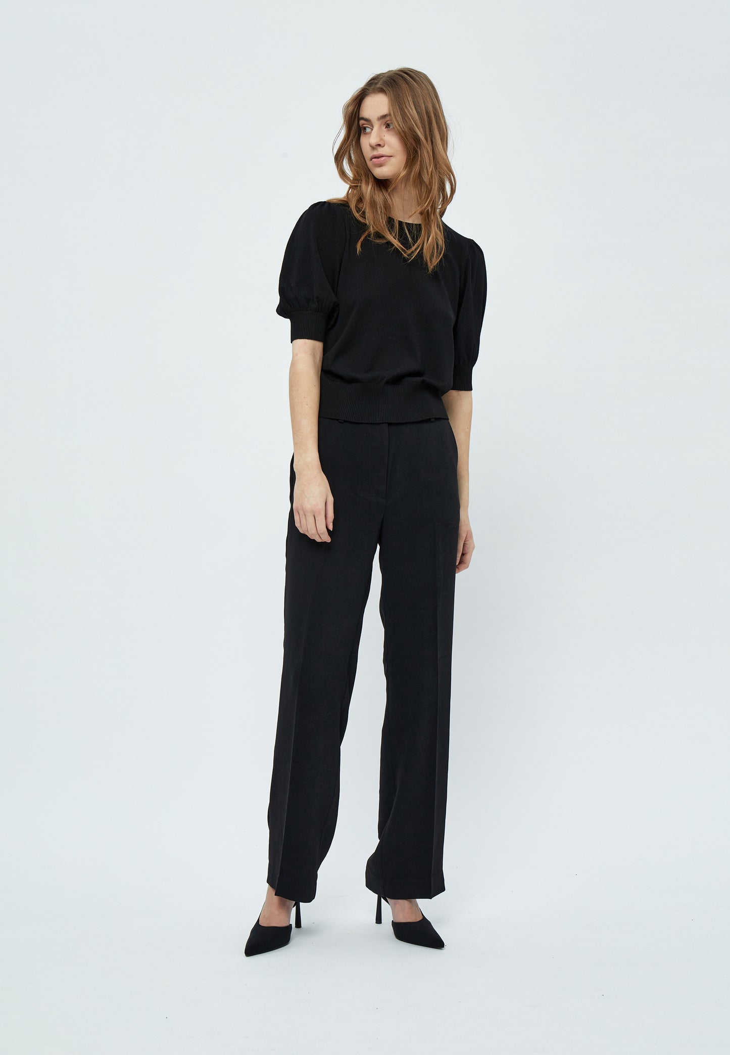 MSLiva Knit Tee in Black