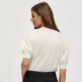 MSLiva Knit Tee - Broken White