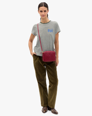 Midi Sac with Pocket - Garnet