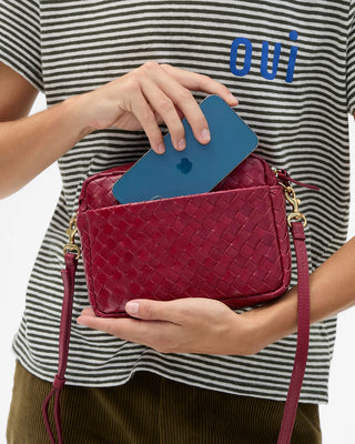 Midi Sac with Pocket - Garnet