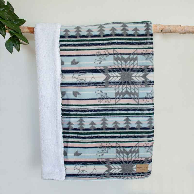 Mkwa Sherpa Baby Blanket