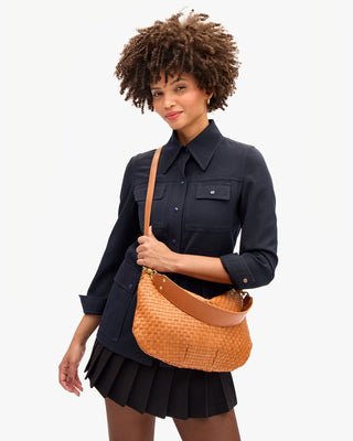 Moyen Messenger - Natural Woven Checker