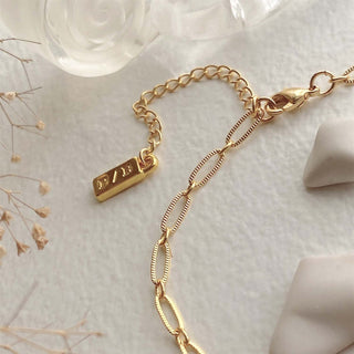 Meera Bead Necklace in Gold