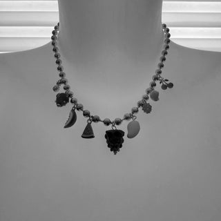 Fruit Punch Charm Necklace in Gold