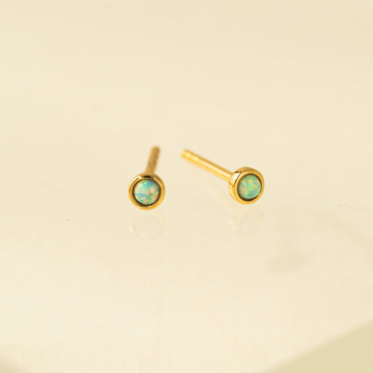 Opal Mini Stud Earrings (More Colours)