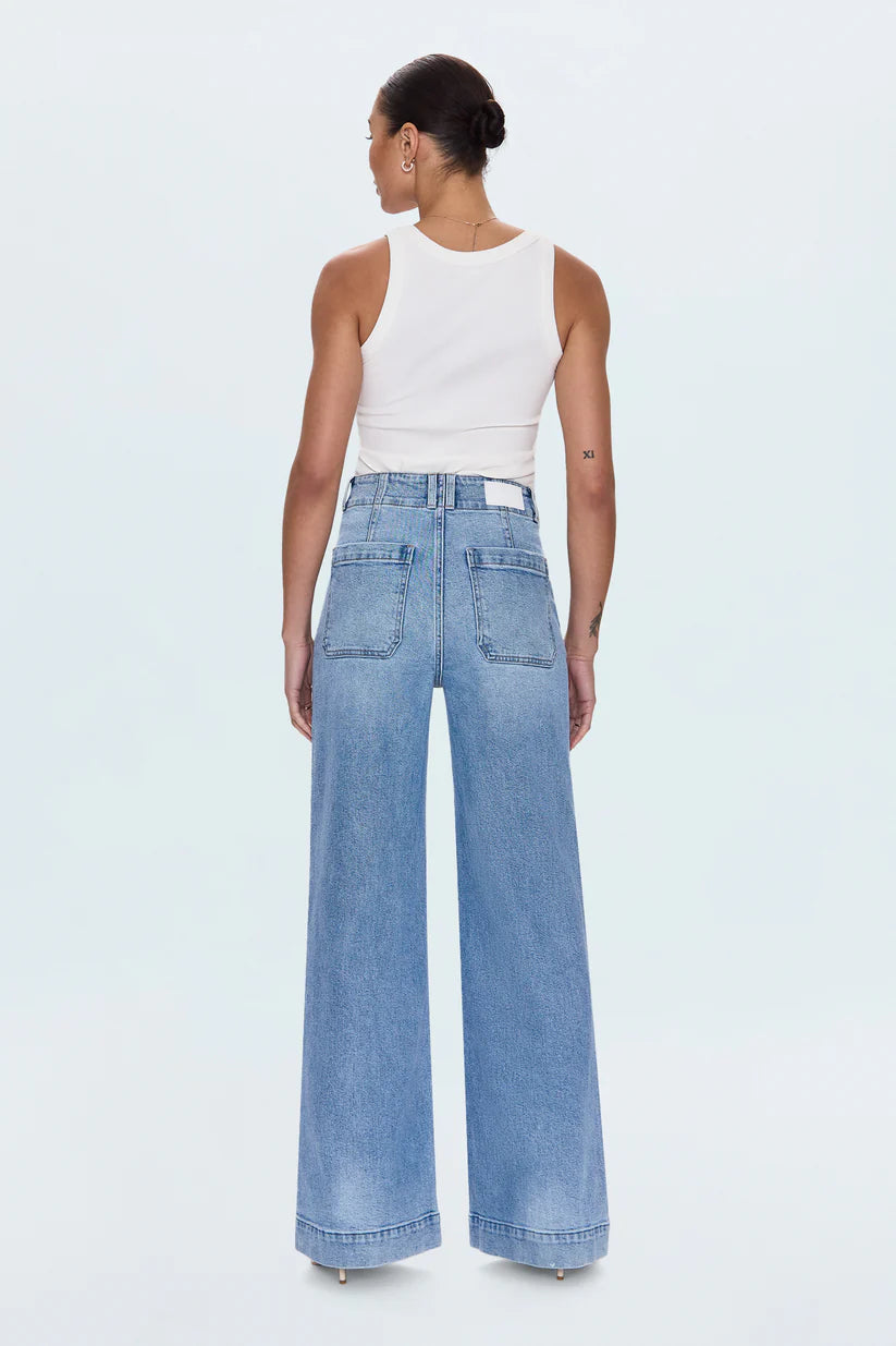 Lana High Rise Ultra Wide Leg Jean - Terrace